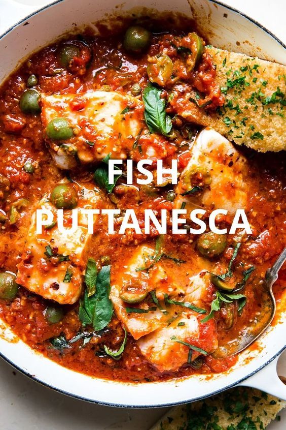 fish puttanesca